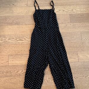 Black Polka Dot Jumpsuit